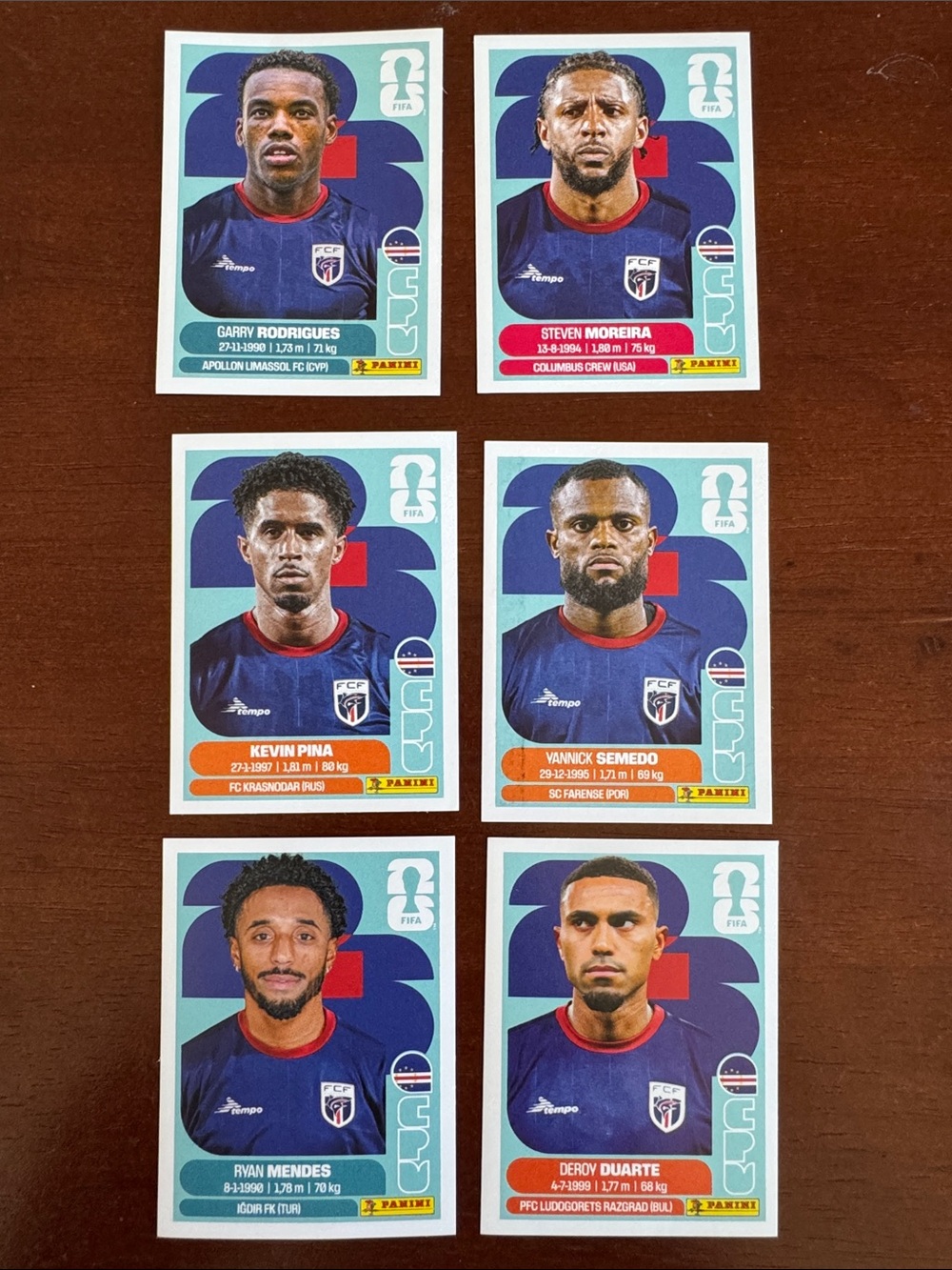 Panini FIFA Cabo Verde 2026 World Cup Stickers
